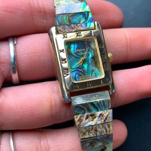 jacques couture abalone watch
